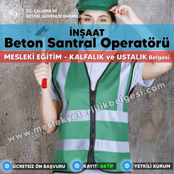 Beton Santral Operatörü