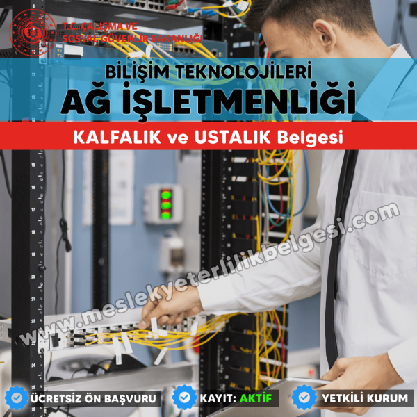 Ağ İşletmenliği Ustalık Kalfalık belgesi