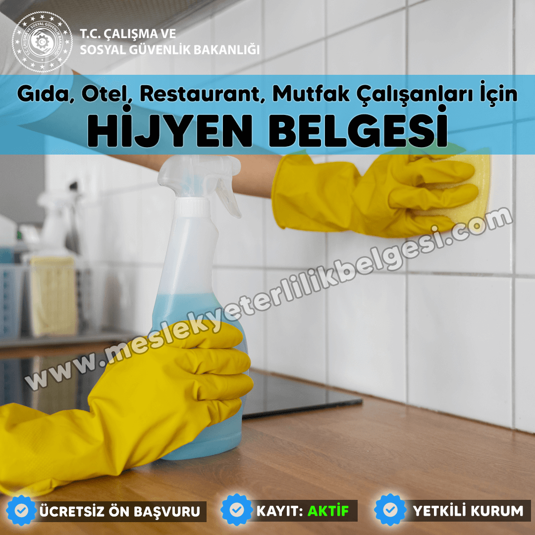 Hijyen Belgesi – Online Sertifika